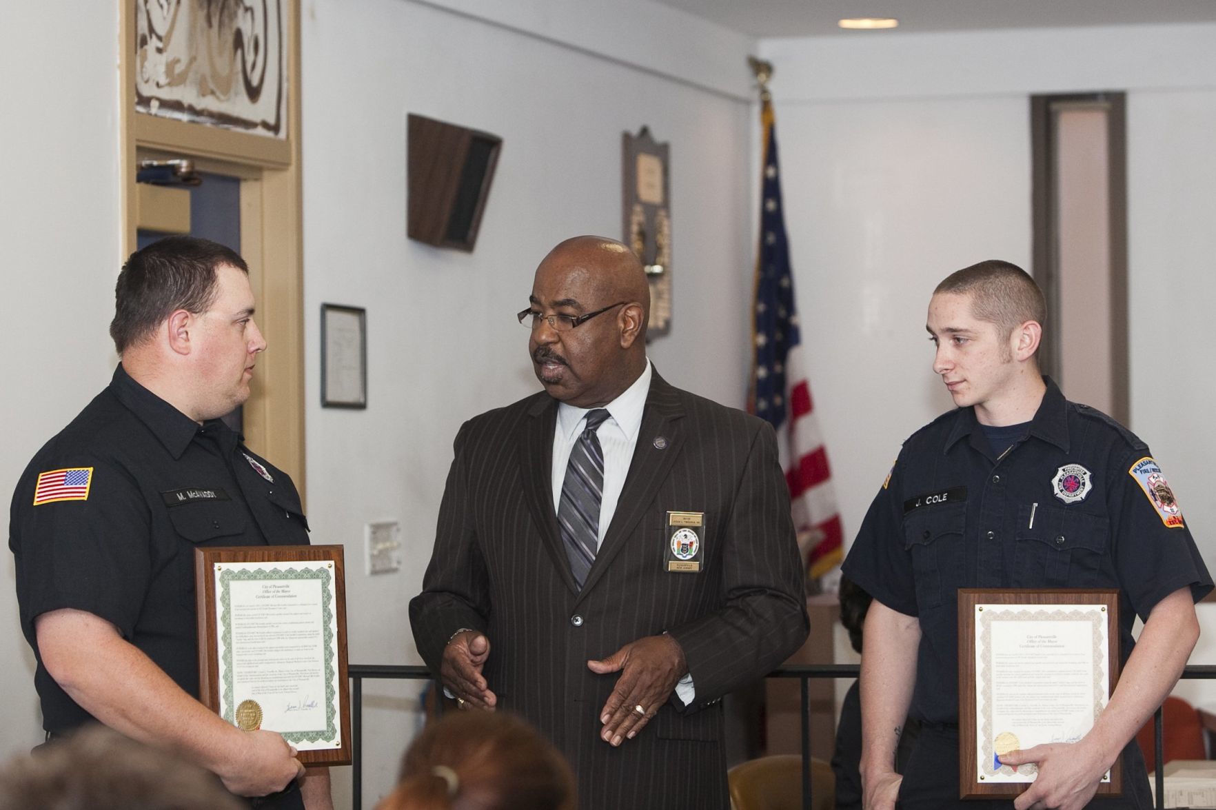 acbp m11 Pleasantville firefighters award